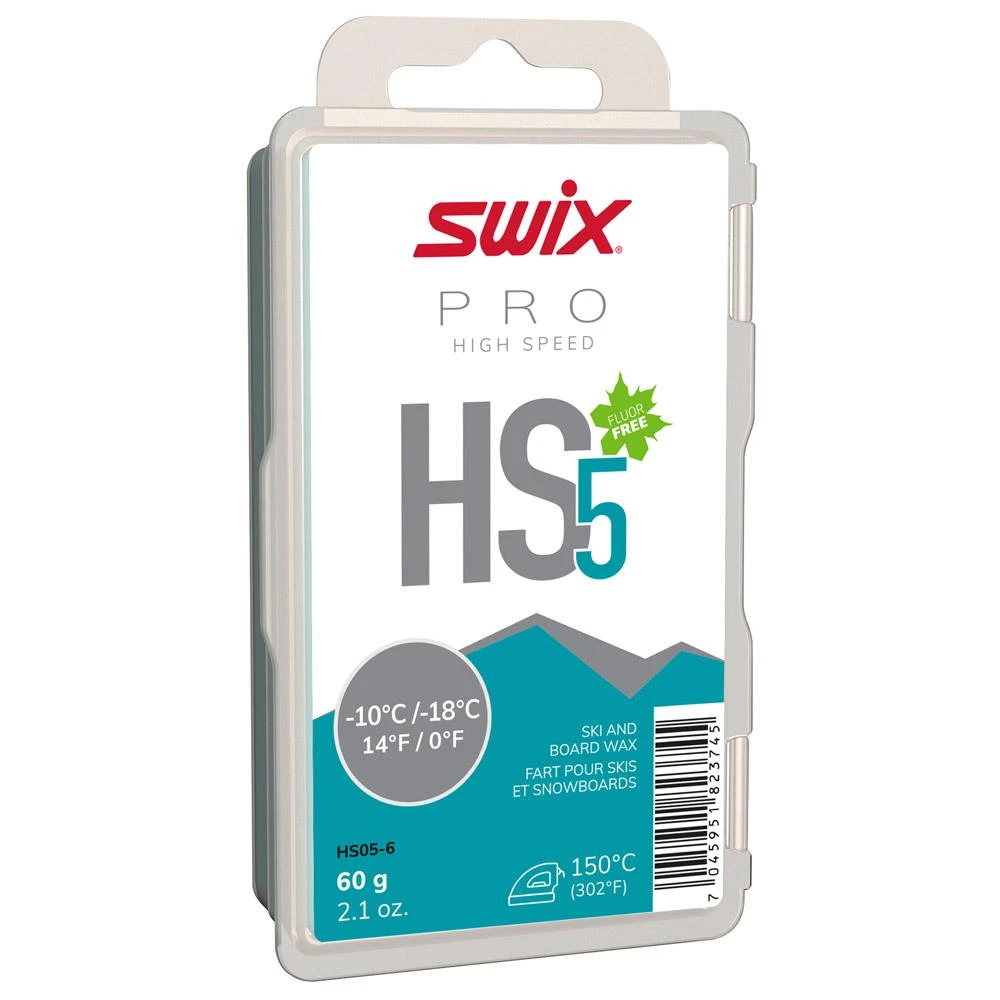 Fart Swix HS5 Turquoise -10°C/-18°C 60g 3 Fart Swix HS5 Turquoise -10°C/-18°C 60g