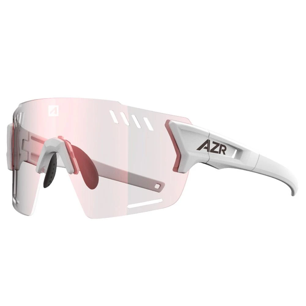 Lunettes De Soleil AZR Aspin Rx Blanche Mate Rouge Irisé 9 Lunettes De Soleil AZR Aspin Rx Blanche Mate Rouge Irisé – Image 7