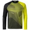 Maillot VTT Vaude Men's Moab Ls T-Shirt VI Bright Green Black
